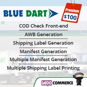 Magento Extensions by EmageZone:  Blue Dart Premium Shipping Integration in WooCommece